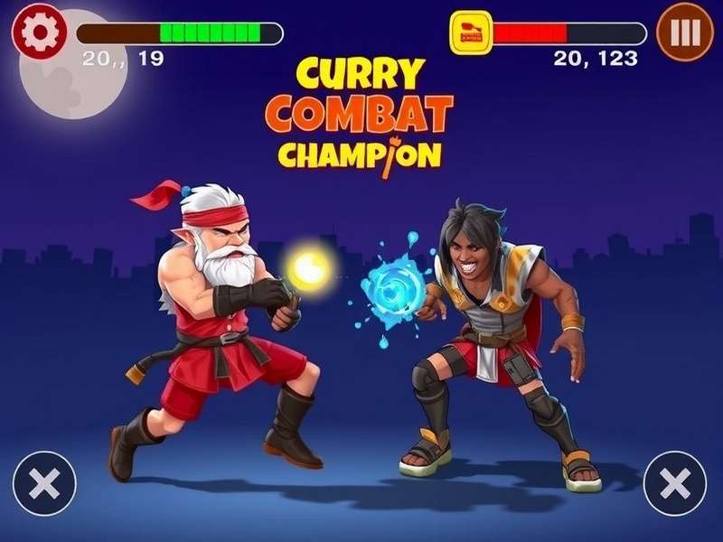 Curry Combat Champion Game Screenshot